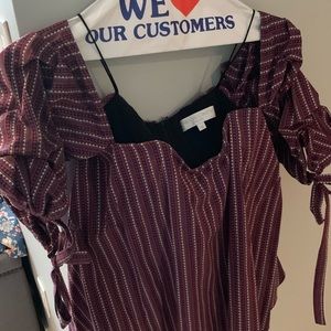 Caroline Constas puff sleeve top